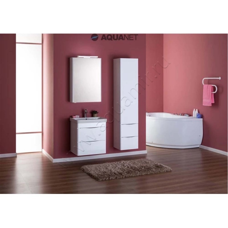Тумба под раковину Aquanet Орлеан 57 см, белый 00183081 в интерьере