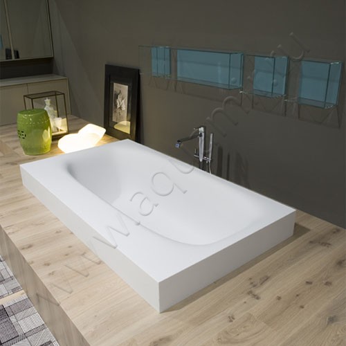 Ванна из минерального литья Antonio Lupi SARTORIALE 180x100 SARTO36 в интерьере