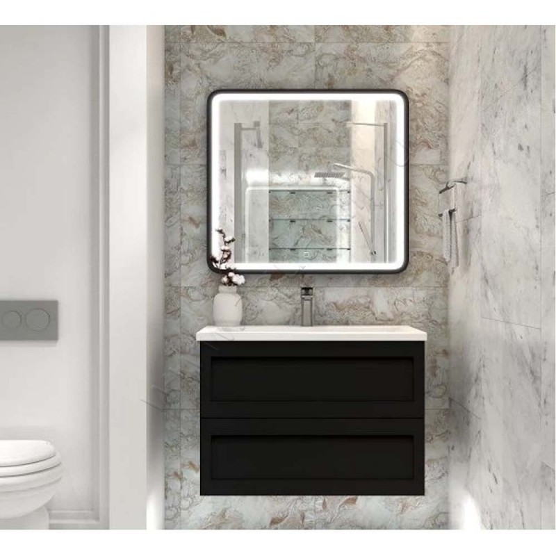 Тумба под раковину Art&Max Platino AMPLATINO9002CSONM в интерьере