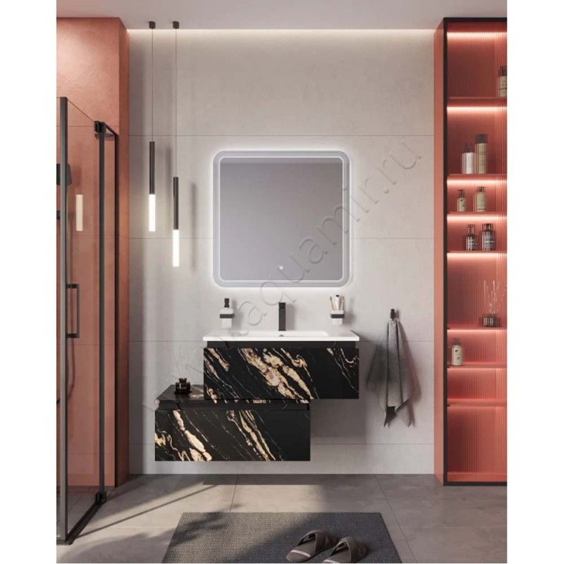 Тумба под раковину Cezares Slider SLIDER8001CSONFP в интерьере