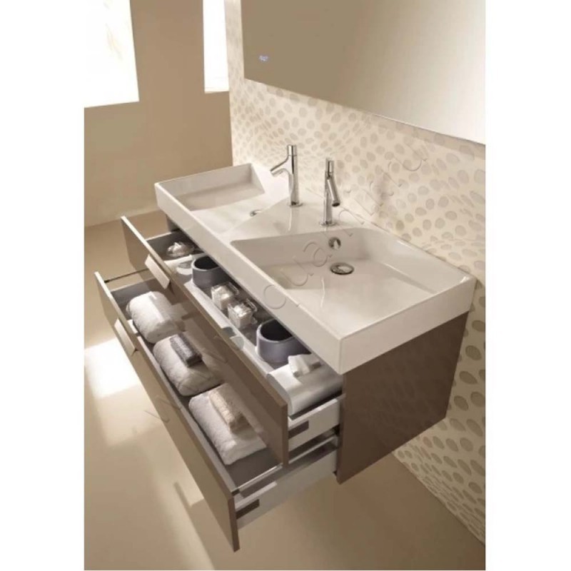 Тумба под раковину Jacob Delafon Rythmik EB1305E10 в интерьере