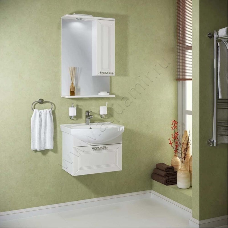 Тумба под раковину Runo Монро 0000000458 в интерьере