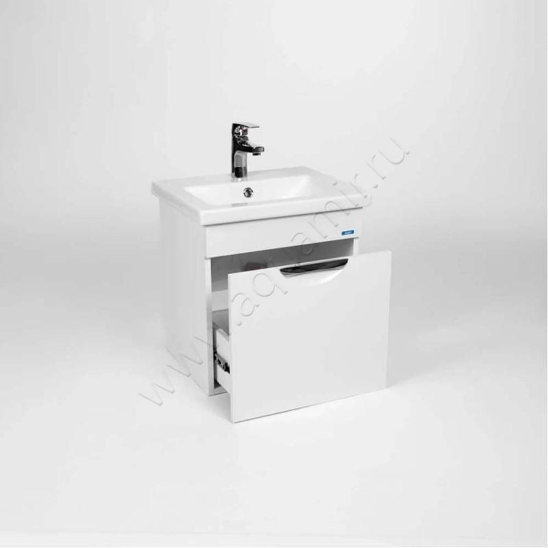 Тумба под раковину Viant Барселона VBAR50COT1YP в интерьере