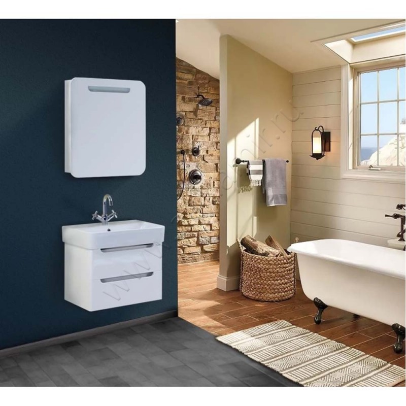 Тумба под раковину Onika Неаполь 106104 в интерьере