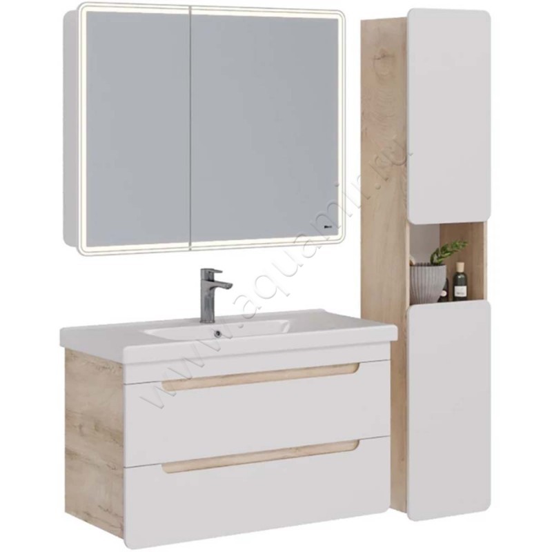 Тумба под раковину Lemark Olivia LM08OL100T в интерьере