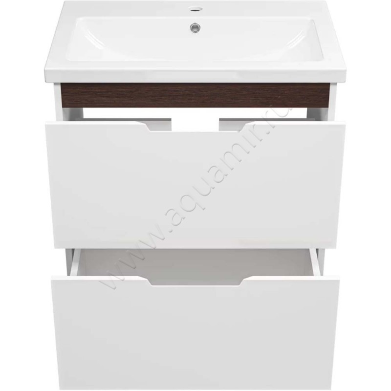 Тумба под раковину Misty Лайм ЭЛАЙ010702Я в интерьере