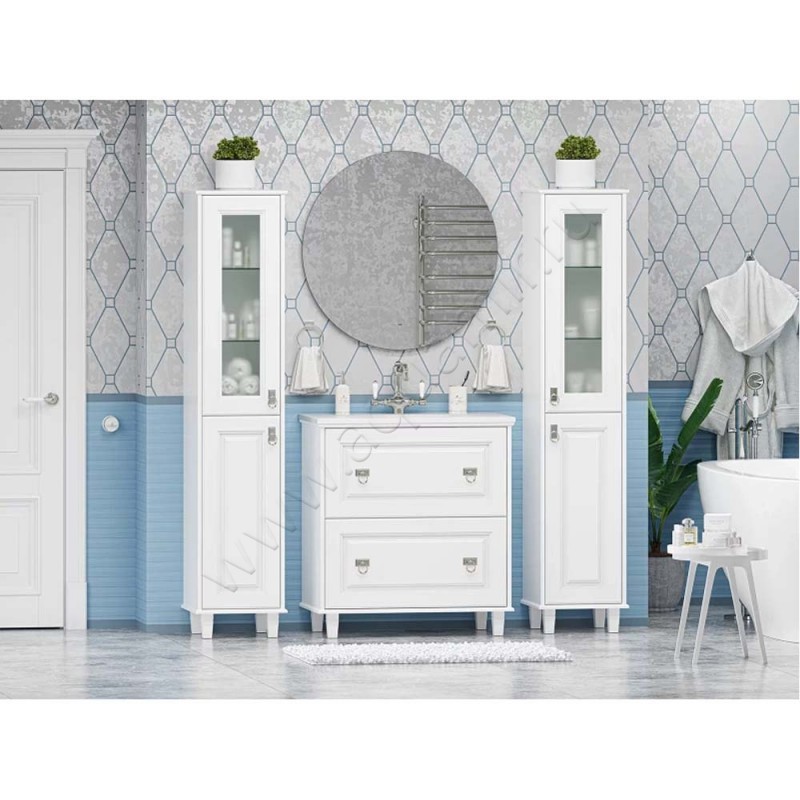 Тумба под раковину Misty Версаль ПВЕР070800112Я в интерьере