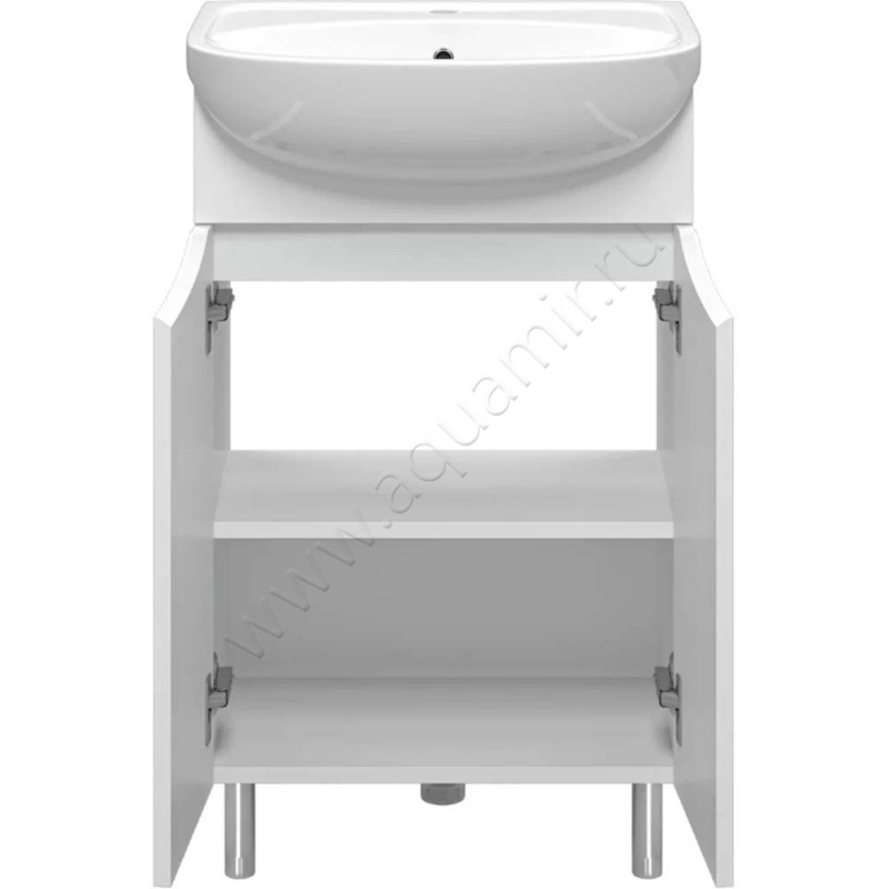 Тумба под раковину Misty Смайл ЭСМА01050031ПР в интерьере