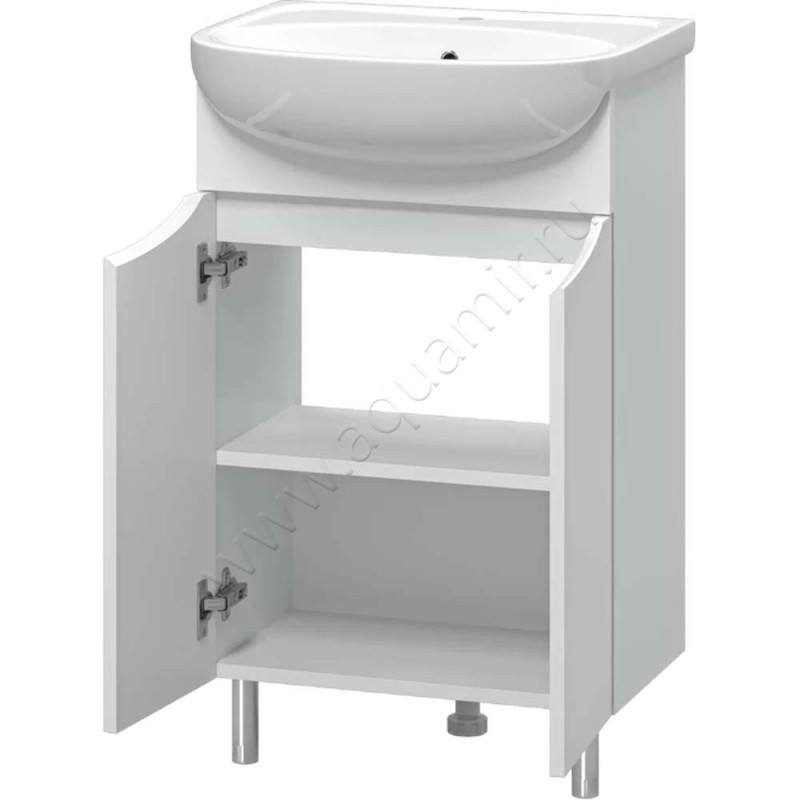 Тумба под раковину Misty Смайл ЭСМА01050031ПР в интерьере