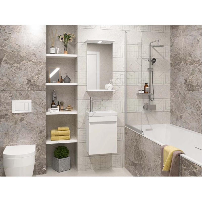 Тумба под раковину Misty Мини ЭЭКОМ01040П в интерьере