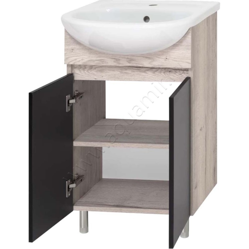 Тумба под раковину Misty Поло ОПОЛ070600142ДП в интерьере