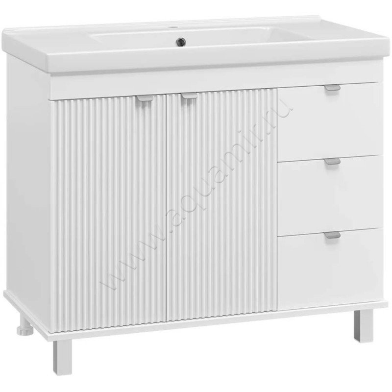 Тумба под раковину Misty Аврора ПАВР061000143Я в интерьере