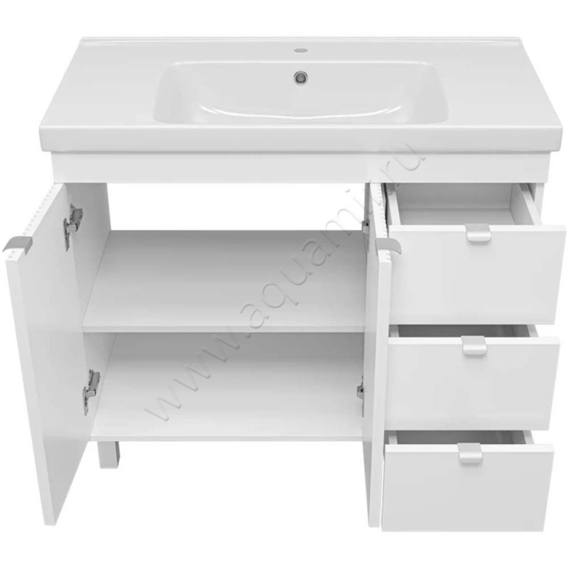 Тумба под раковину Misty Аврора ПАВР061000143Я в интерьере