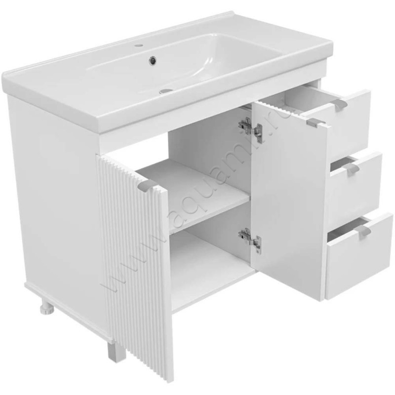 Тумба под раковину Misty Аврора ПАВР061000143Я в интерьере