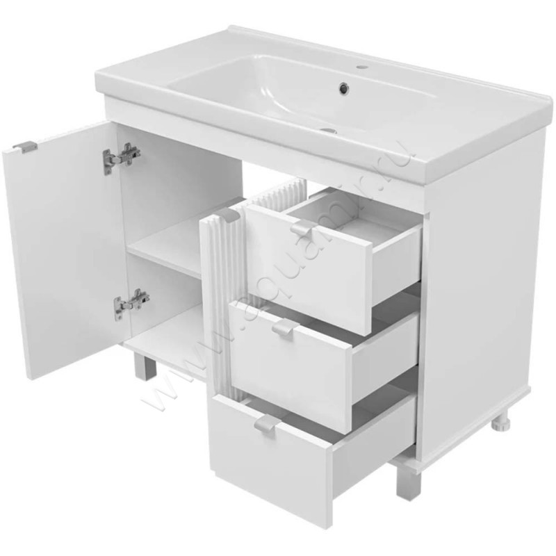 Тумба под раковину Misty Аврора ПАВР061000143Я в интерьере