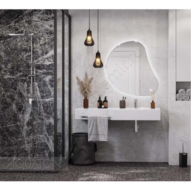 Зеркало с подсветкой Aquaton Венто 1A260902VO010 в интерьере