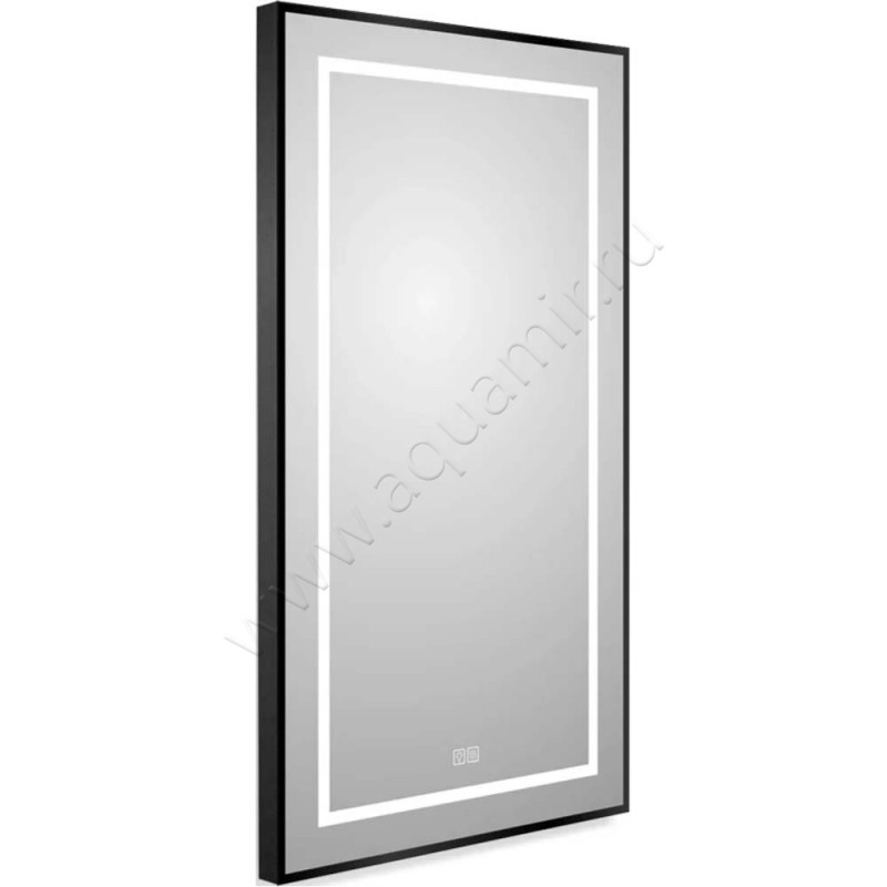 Зеркало с подсветкой BelBagno Kraft SPCKRAFT500900LEDTCHWARMNERO в интерьере
