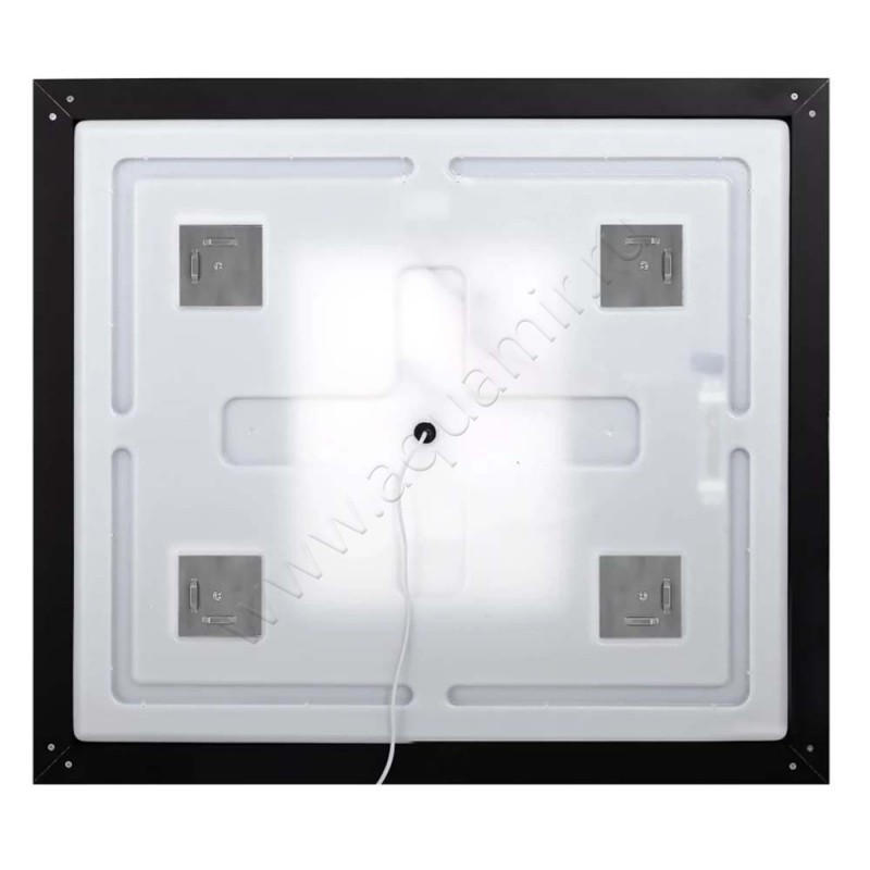 Зеркало с подсветкой BelBagno Kraft SPCKRAFT700800LEDTCHWARMNERO в интерьере