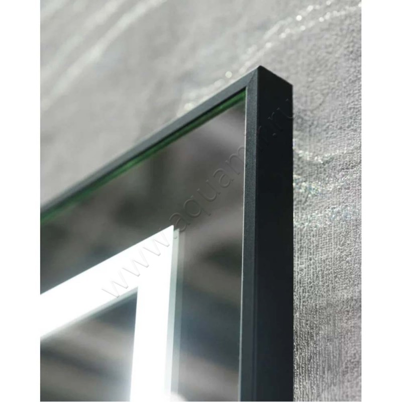 Зеркало с подсветкой BelBagno Kraft SPCKRAFT700900LEDTCHWARMNERO в интерьере