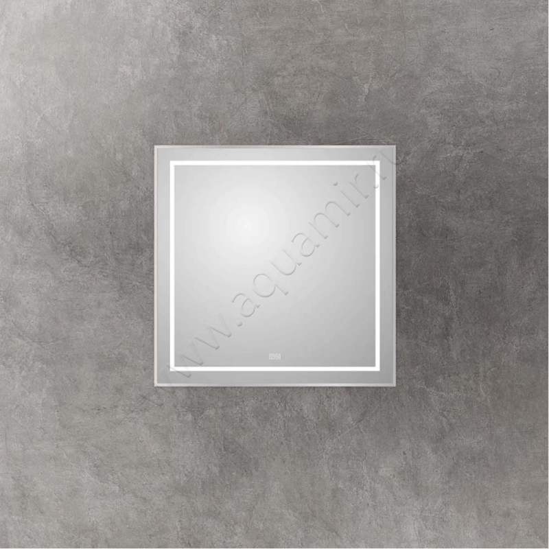 Зеркало с подсветкой BelBagno Kraft SPCKRAFT800800LEDTCHWARM в интерьере