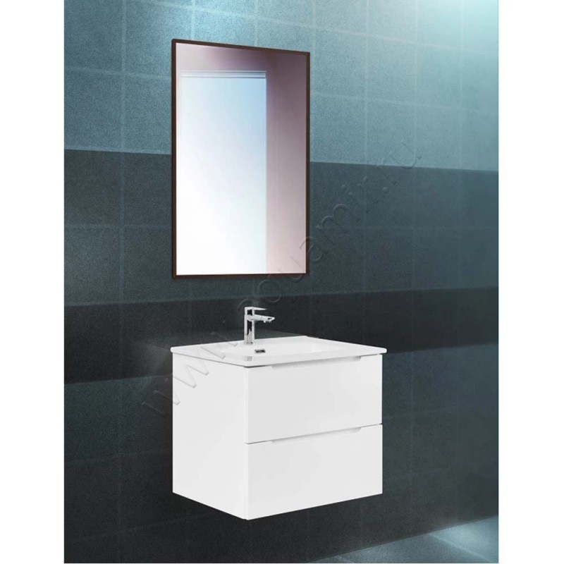 Зеркало BelBagno SPCAL600800NERO в интерьере