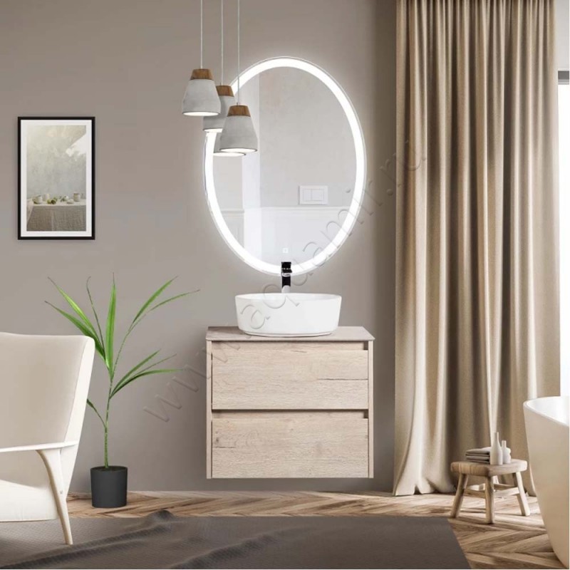 Зеркало с подсветкой BelBagno SPCVST600800LEDTCH в интерьере