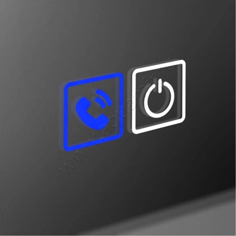 Зеркало с подсветкой BelBagno SPCRNG700LEDTCHPHONE в интерьере