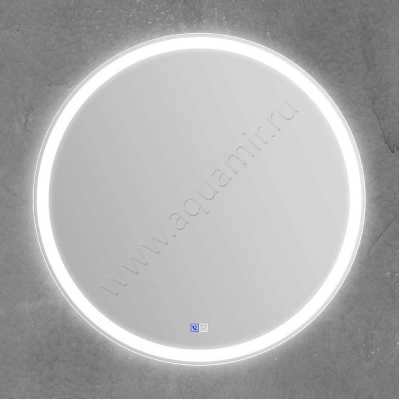 Зеркало с подсветкой BelBagno SPCRNG800LEDTCHPHONE в интерьере