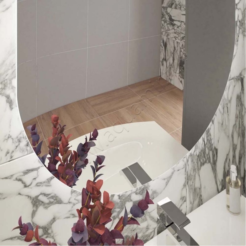 Зеркало с подсветкой Cezares Vague CZRSPCVAGUE1000700MOV в интерьере