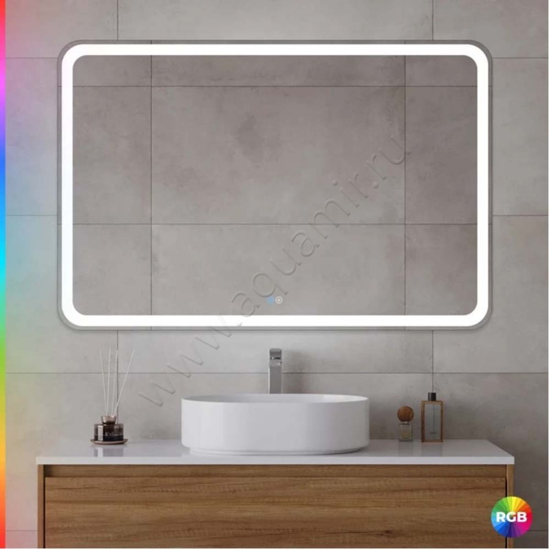 Зеркало с подсветкой Cezares CZRSPCMC1200800RGBTCH в интерьере