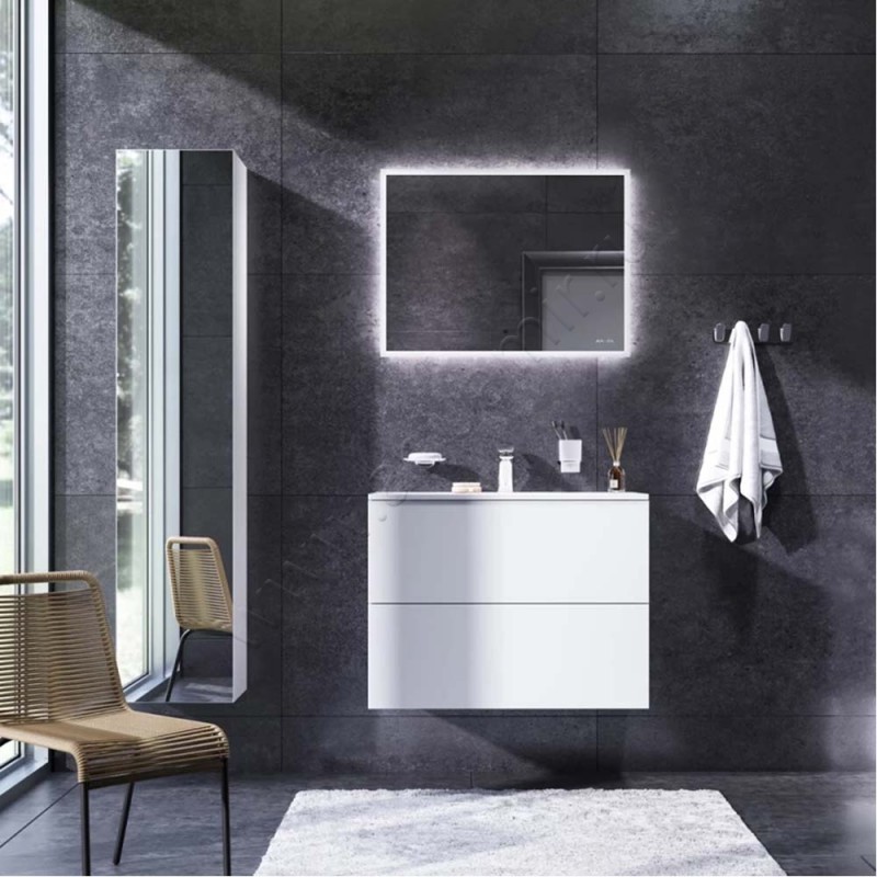 Зеркало с подсветкой AM.PM Spirit V2.0 M71AMOX0801SA в интерьере