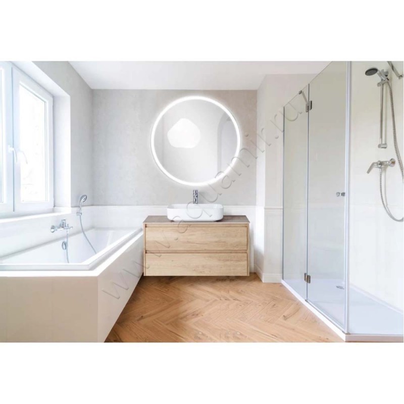 Зеркало с подсветкой BelBagno SPCRNG900LEDTCH в интерьере