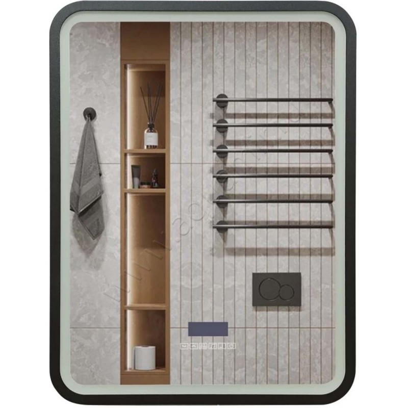 Зеркало с подсветкой Art&Max Genova AMGEN600800SFMFP в интерьере