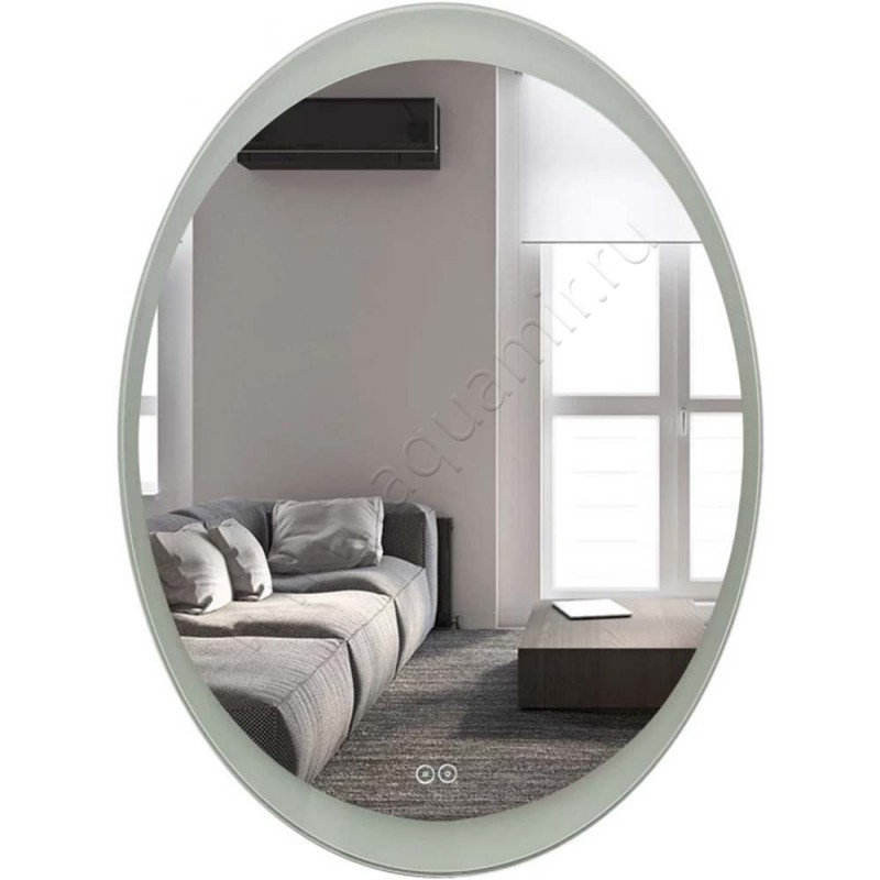 Зеркало с подсветкой Art&Max Ovale AMOVA6001050DSFH в интерьере