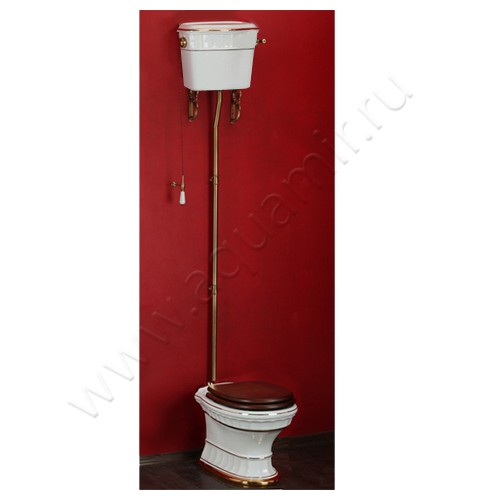 Бачок высокий для унитаза Migliore Gianeta с декором MLGNT25828D1 в интерьере