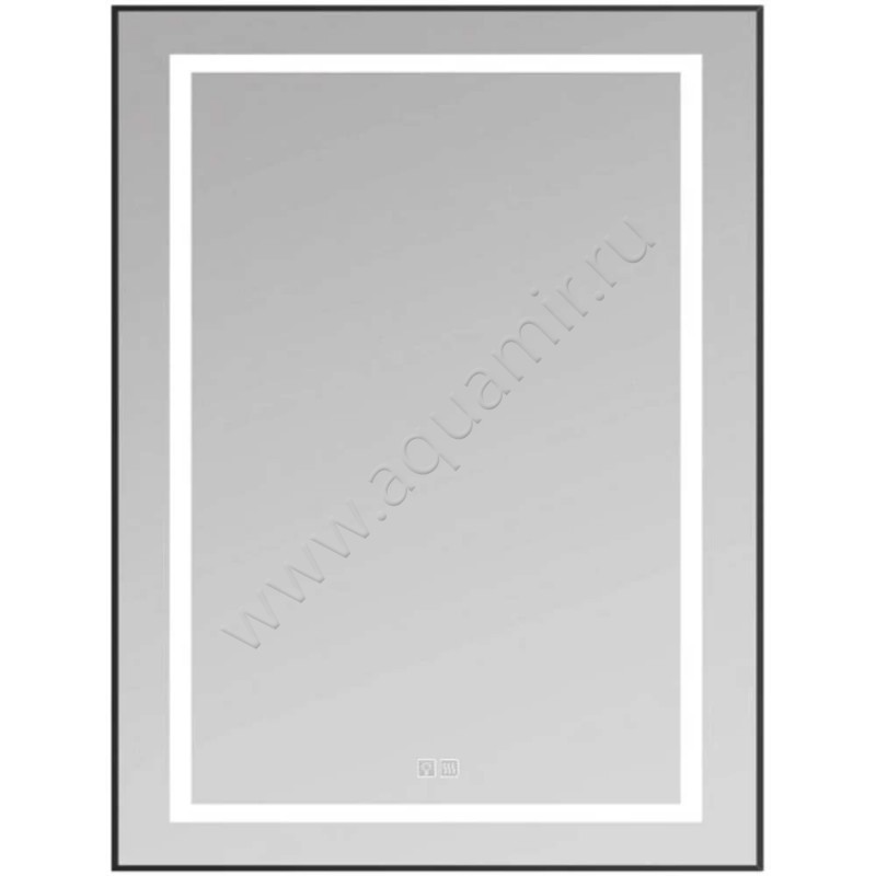 Зеркало с подсветкой BelBagno Kraft SPCKRAFT685885TCHWARMNERO в интерьере