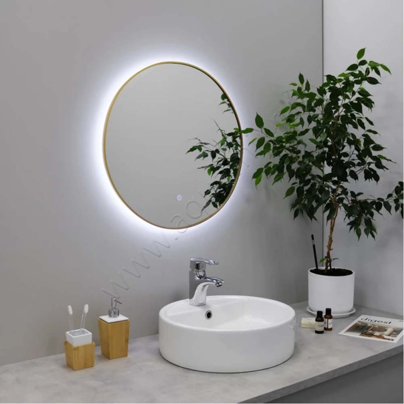 Зеркало с подсветкой Fixsen FX1060G в интерьере