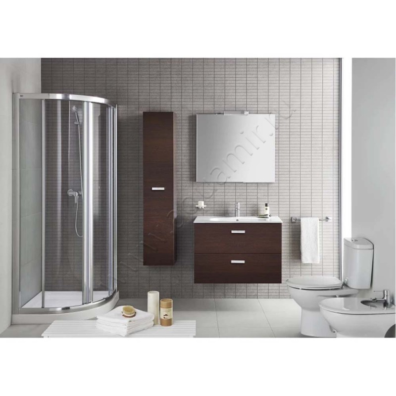 Шкаф-пенал Roca Victoria Nord ZRU9000025 в интерьере