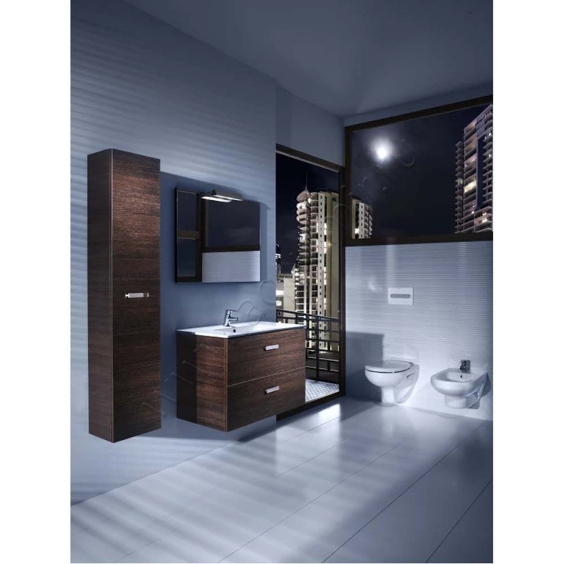 Шкаф-пенал Roca Victoria Nord ZRU9000025 в интерьере