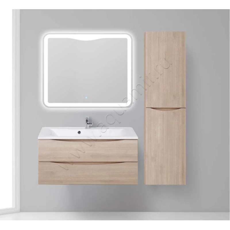 Шкаф-пенал BelBagno Marino FLYMARINO15002ASCRGPL в интерьере