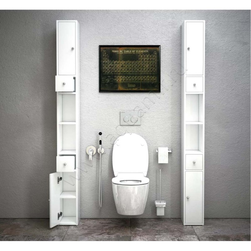 Шкаф-пенал Corozo Энри SD00000582 в интерьере