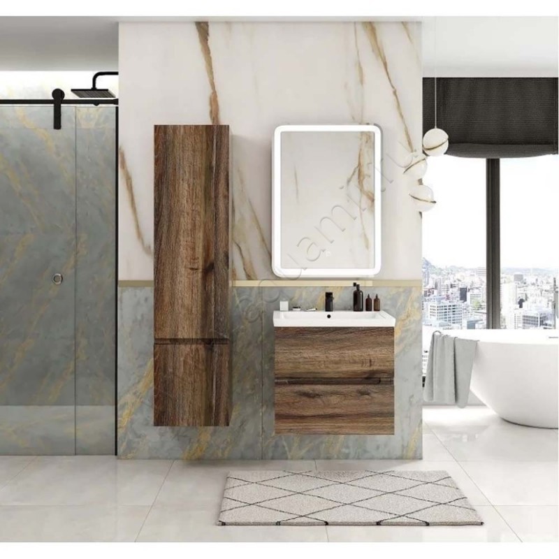 Шкаф-пенал Art&Max Techno AMTECHNO1600ACSOLW646L в интерьере