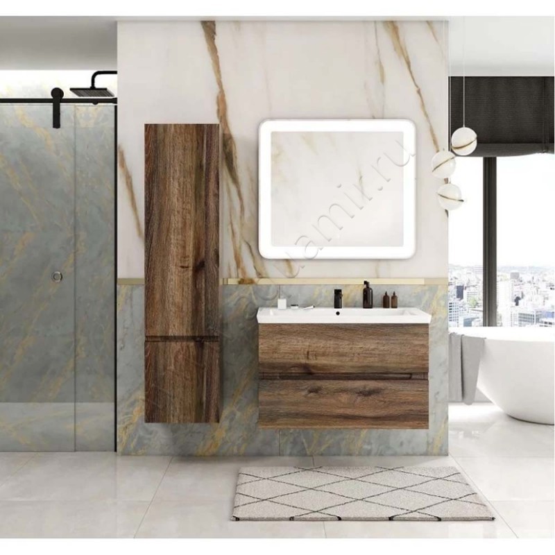 Шкаф-пенал Art&Max Techno AMTECHNO1600ACSOLW646L в интерьере