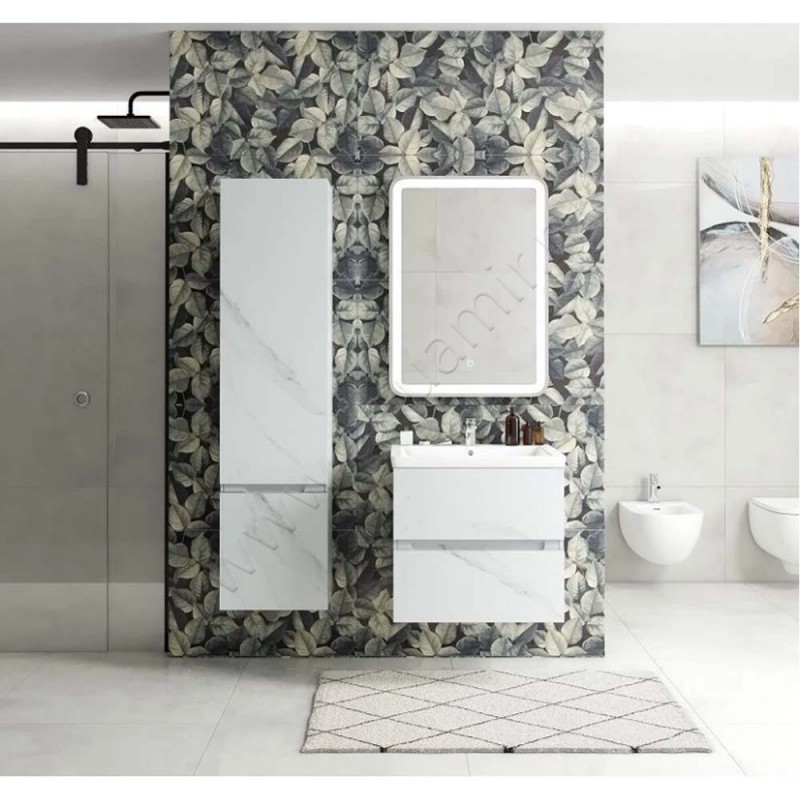 Шкаф-пенал Art&Max Techno AMTECHNO1600ACSOMR960L в интерьере