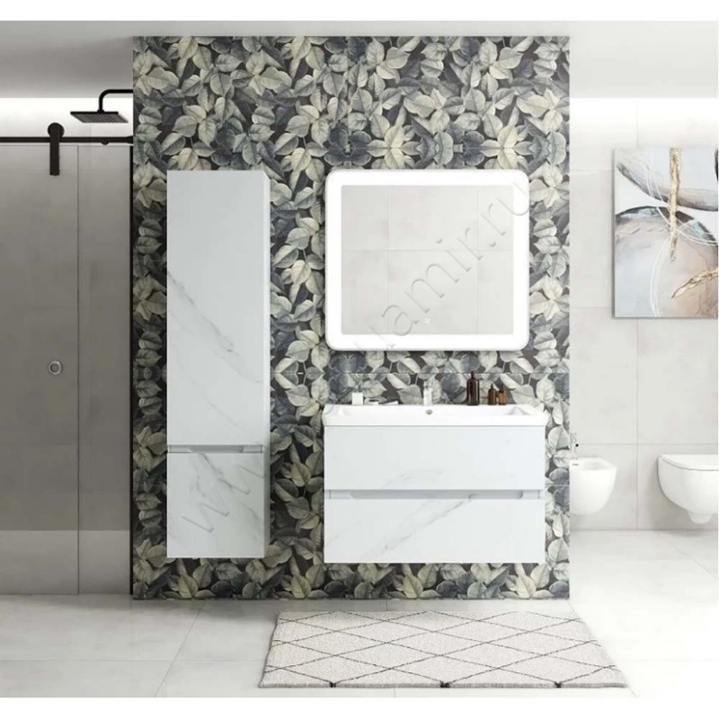 Шкаф-пенал Art&Max Techno AMTECHNO1600ACSOMR960L в интерьере