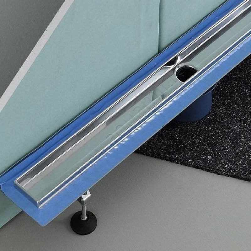 Дренажный канал с гидроизоляцией Seal System TECE Drainline 120 см 601200 в интерьере