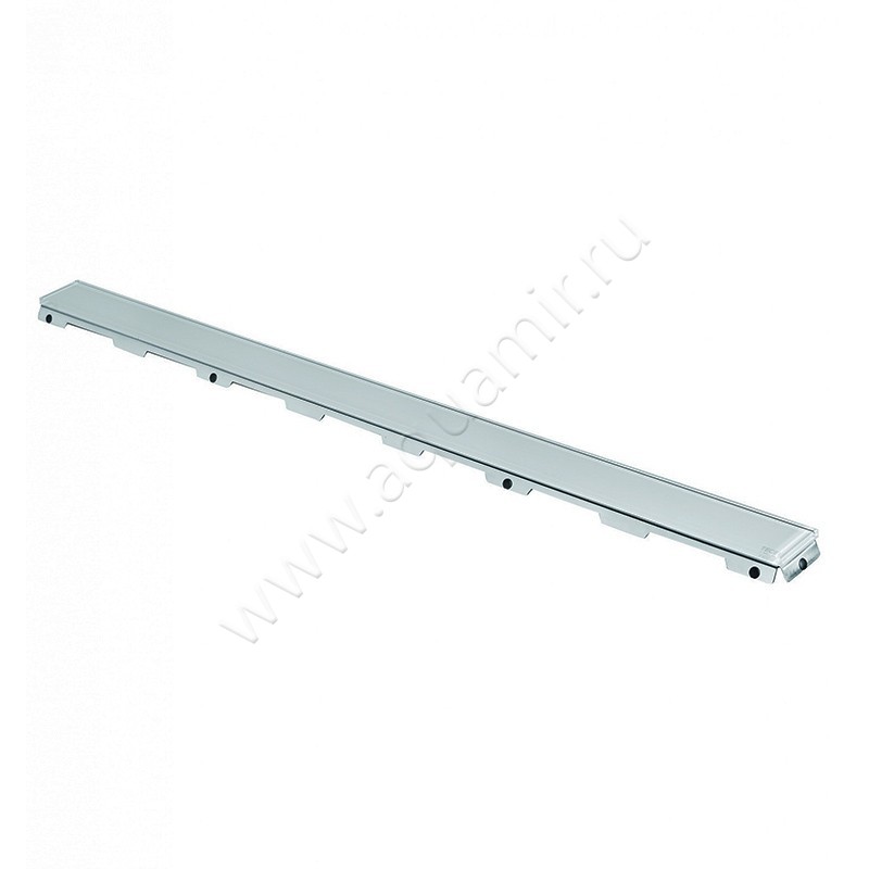 Стеклянная панель для слива TECE Drainline 150 см 601591 в интерьере