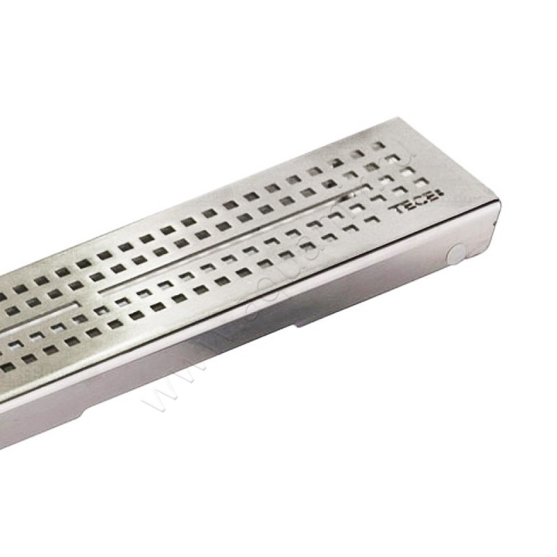 Решетка для слива TECE Drainline “quadratum” 150 см 601550 в интерьере