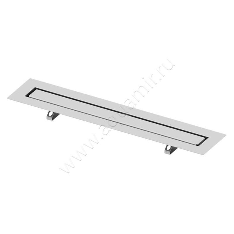 Канал дренажный для укладки камня TECE Drainline 100 см 651000 в интерьере