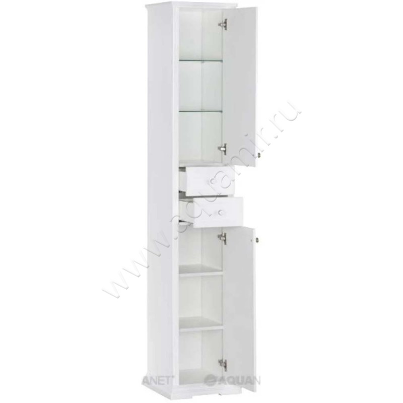 Шкаф-пенал Aquanet Лагуна 00175307 в интерьере